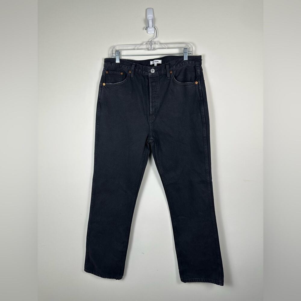 NWT‎ RE/DONE Denim 90’s High Rise Loose in Washed Black Size 31